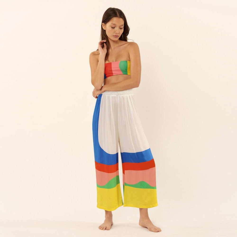 Mara Hoffman Piper Beach Pants Beachball Wide leg